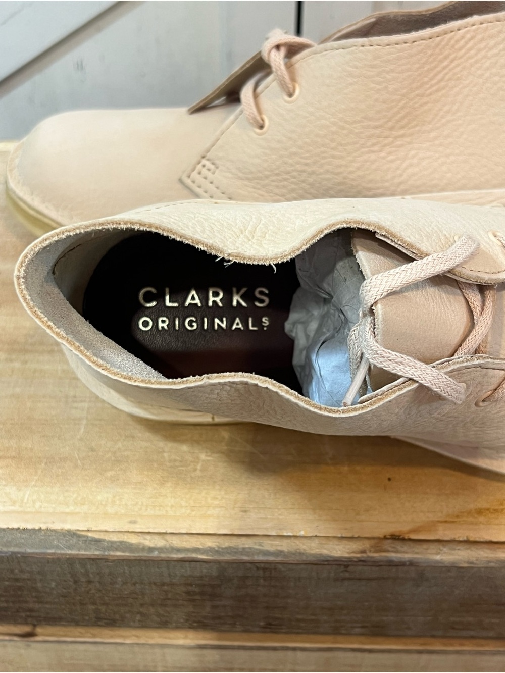 Clarks Originals Desert Boot Women’s Wheat Nubuck Leather Chukka Ankle Boots 8 - Picture 9 of 12